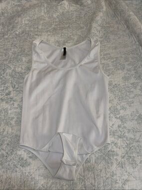 New Mix White Tank Bodysuit for Women